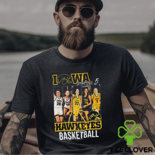 Official iowa Hawkeyes Starting 5 Women’s Basketball Shirt
