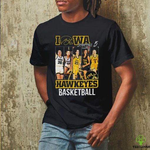 Official iowa Hawkeyes Starting 5 Women’s Basketball Shirt