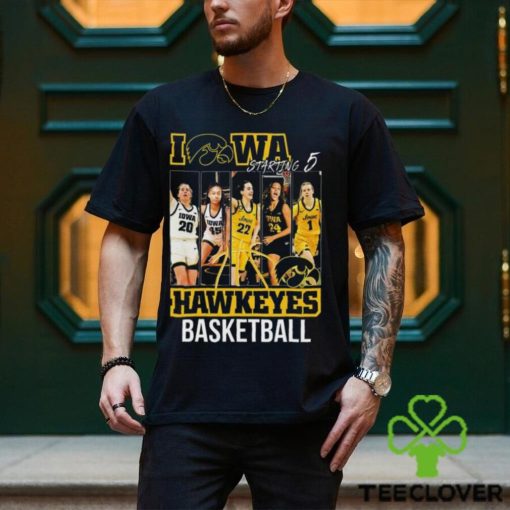 Official iowa Hawkeyes Starting 5 Women’s Basketball Shirt