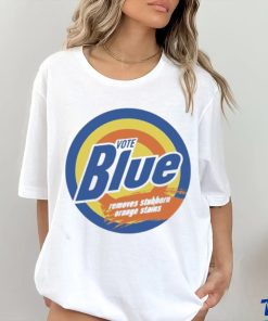 Official jack Hopkins Vote Blue Removes Stubborn Orange Stains Shirt