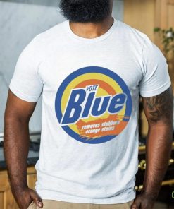 Official jack Hopkins Vote Blue Removes Stubborn Orange Stains Shirt