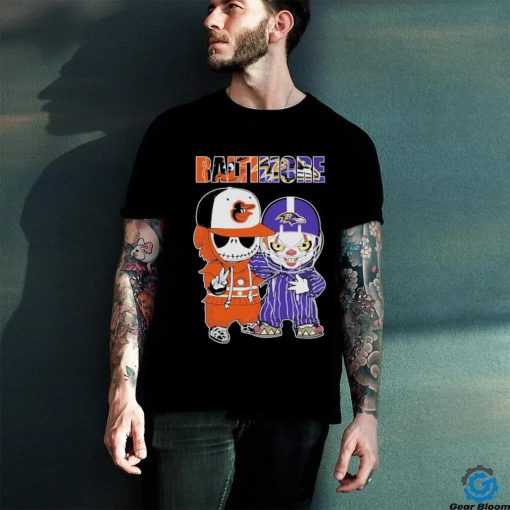 Official jack Skellington Baltimore Orioles And Pennywise Baltimore Ravens Baltimore City Shirt