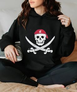 Official jake dickert wearing wsu golf pirate skull new shirt