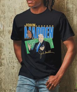 Official john Madden Signature T Shirt