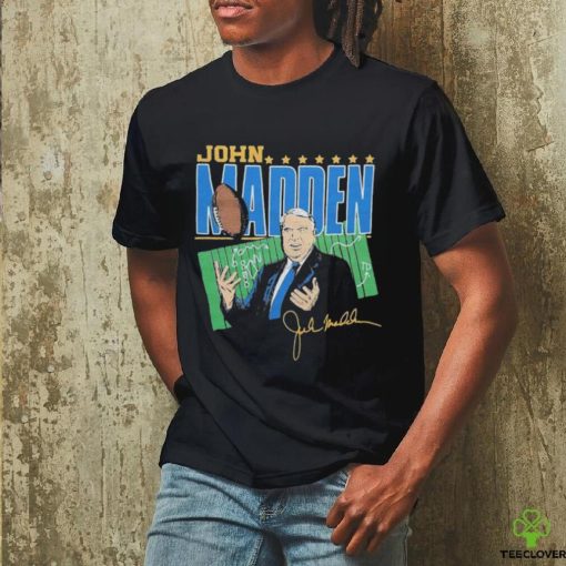 Official john Madden Signature T Shirt