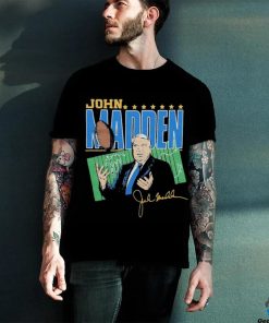 Official john Madden Signature T Shirt