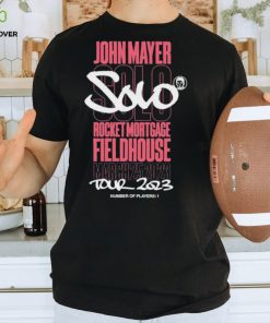 Official john Mayer Solo Rocket Mortgage Fieldhouse Cleveland Event Tour 2023 Number Of Players 1 T Shirts