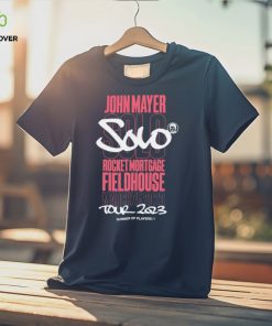 Official john Mayer Solo Rocket Mortgage Fieldhouse Cleveland Event Tour 2023 Number Of Players 1 T Shirts