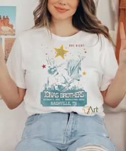 Official jonas Brothers Five Albums One Night Oct 09 2023 Bridgestone Arena Nashville Shirt
