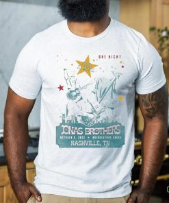 Official jonas Brothers Five Albums One Night Oct 09 2023 Bridgestone Arena Nashville Shirt