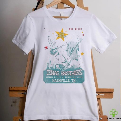 Official jonas Brothers Five Albums One Night Oct 09 2023 Bridgestone Arena Nashville Shirt