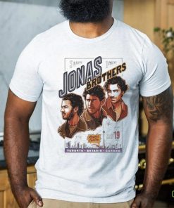 Official jonas Brothers Toronto Ontario Canada T shirt