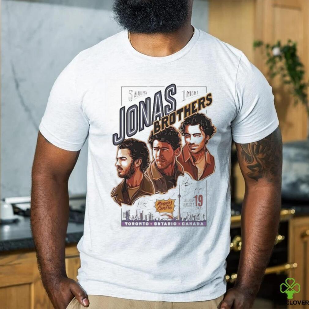 Official jonas Brothers Toronto Ontario Canada T shirt Official jonas Brothers Toronto Ontario Canada T shirt