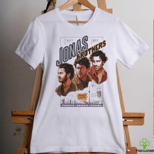 Official jonas Brothers Toronto Ontario Canada T shirt