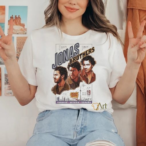 Official jonas Brothers Toronto Ontario Canada T shirt