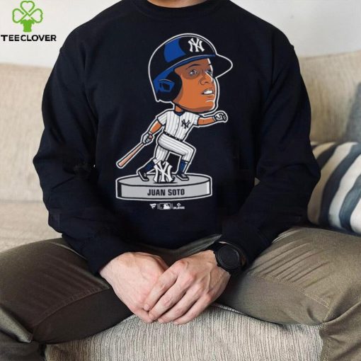 Official juan Soto New York Yankees Navy Bobblehead T Shirt