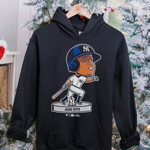 Official juan Soto New York Yankees Navy Bobblehead T Shirt