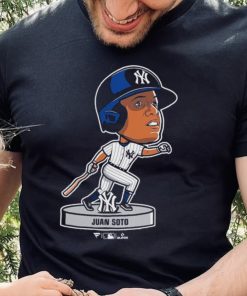 Official juan Soto New York Yankees Navy Bobblehead T Shirt