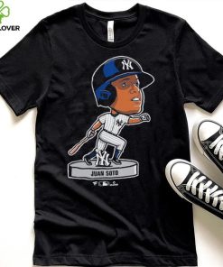 Official juan Soto New York Yankees Navy Bobblehead T Shirt