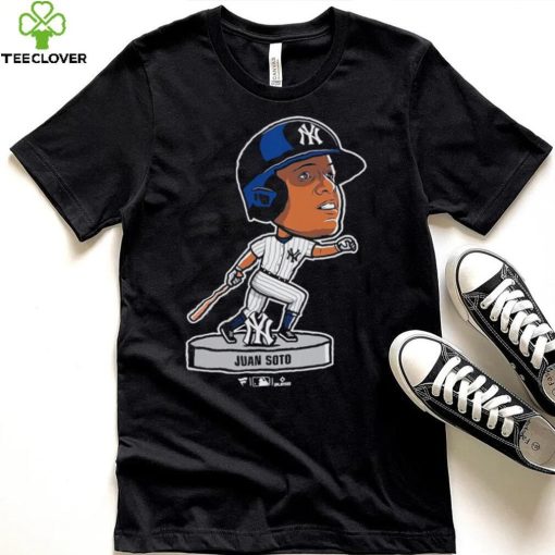 Official juan Soto New York Yankees Navy Bobblehead T Shirt
