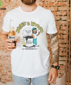 Official juskie’s Kitchen Juju McDowell let him cook shirt