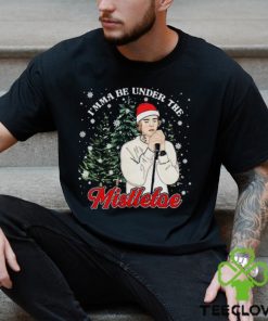 Official justin Bieber I’mma Be Under The Mistletoe Christmas Shirt