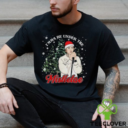 Official justin Bieber I’mma Be Under The Mistletoe Christmas Shirt