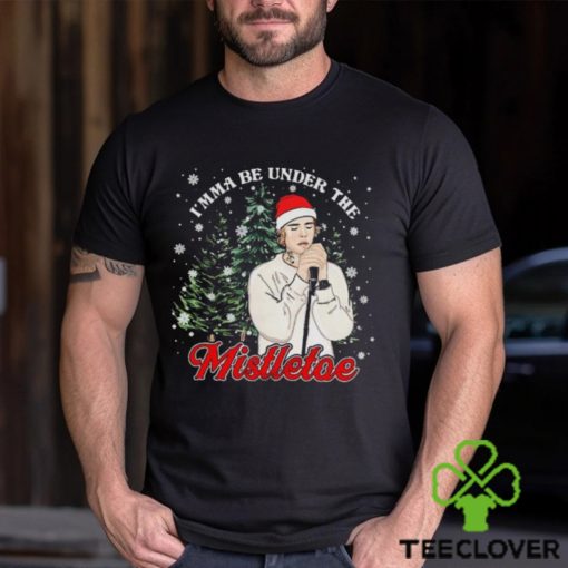 Official justin Bieber I’mma Be Under The Mistletoe Christmas Shirt