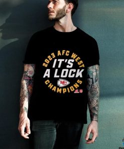 Official kansas City Chiefs 2023 Afc West Division Champions Locker Room Trophy Collection Shirt