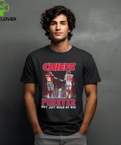 Official kansas City Chiefs Derrick Thomas And Patrick Mahomes Forever Not Just When We Win Signatures Shirt