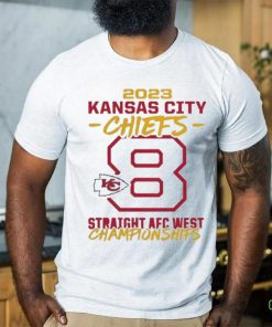 Official kansas City Chiefs Eight Time Afc West Division Champions Shirt