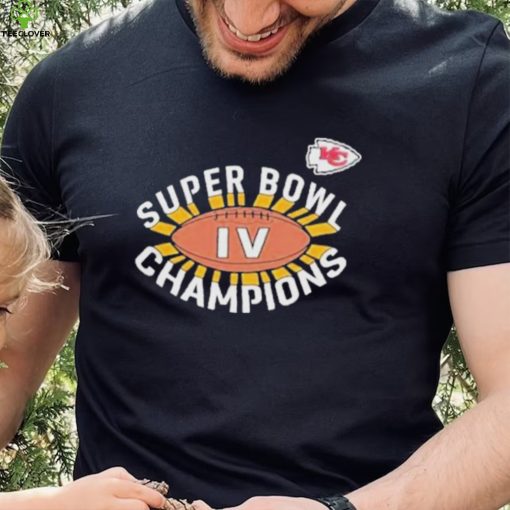 Official kansas City Chiefs Super Bowl Iv Champions T Shirt