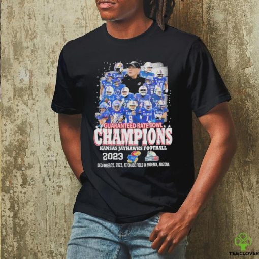 Official kansas Jayhawks Football Guaranteed Rate Bowl Champions 2023 Shirt