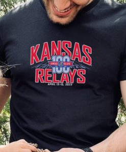 Official kansas Relays 100th of 1923 2023 Commemorative T Shirt