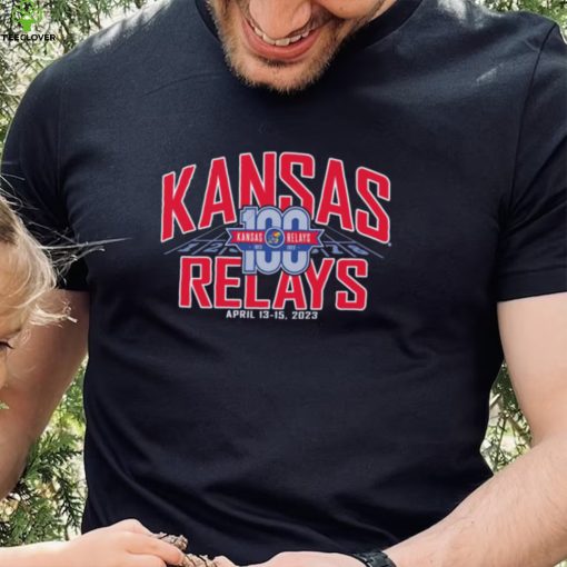 Official kansas Relays 100th of 1923 2023 Commemorative T Shirt