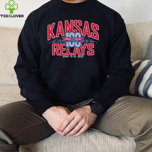 Official kansas Relays 100th of 1923 2023 Commemorative T Shirt