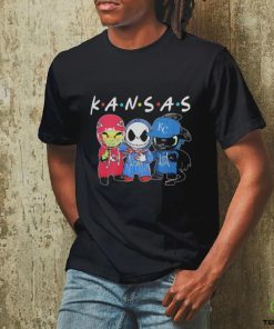 Official kansas Sports Teams Jack Skellington x Grinch And Toothless Dragon Shirt