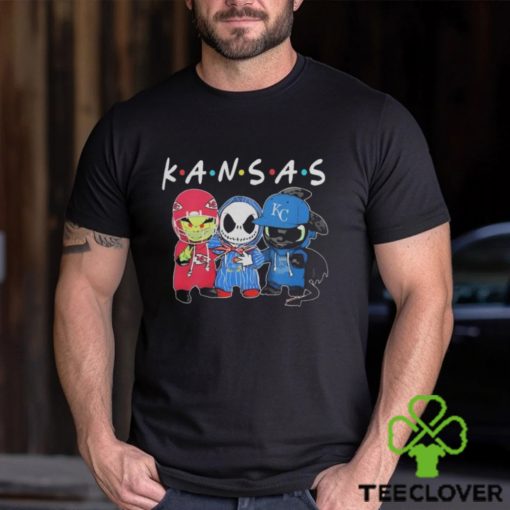 Official kansas Sports Teams Jack Skellington x Grinch And Toothless Dragon Shirt