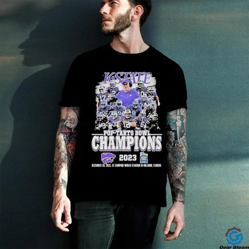 Official kansas State Wildcats Pop Tarts Bowl Champions 2023 December 26 2023 At Camping World Stadium In Orlando Florida T Shirt