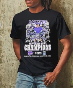 Official kansas State Wildcats Pop Tarts Bowl Champions 2023 December 26 2023 At Camping World Stadium In Orlando Florida T Shirt