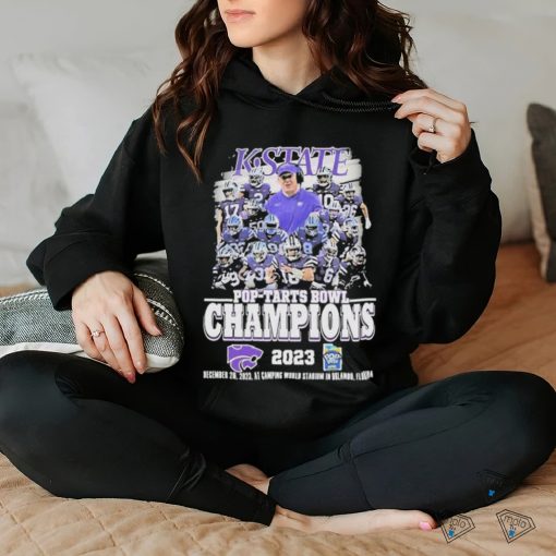 Official kansas State Wildcats Pop Tarts Bowl Champions 2023 December 26 2023 At Camping World Stadium In Orlando Florida T Shirt