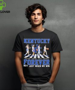 Official kentucky Women’s Basketball Abbey Road Forever Not Just When We Win Shirt