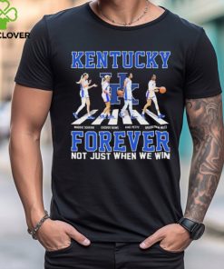 Official kentucky Women’s Basketball Abbey Road Forever Not Just When We Win Shirt
