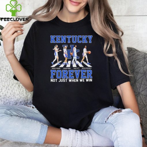 Official kentucky Women’s Basketball Abbey Road Forever Not Just When We Win Shirt