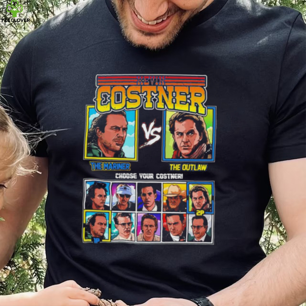 Official kevin Costner Fighter The Mariner vs The Outlaw shirt Official kevin Costner Fighter The Mariner vs The Outlaw shirt