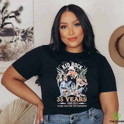 Official kid rock 35 years 1988 2023 thank you for the memories shirt