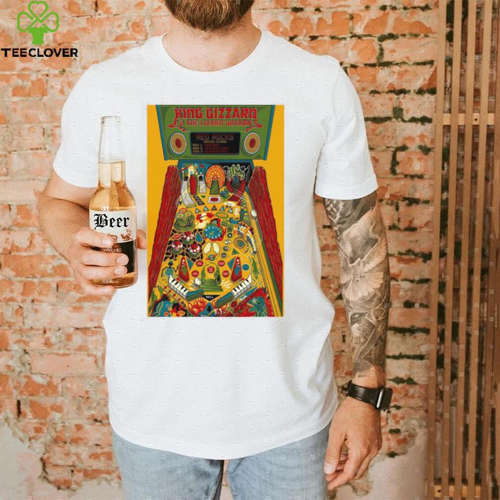 Official king Gizzard Red Rocks 2023 Poster Shirt Official king Gizzard Red Rocks 2023 Poster Shirt