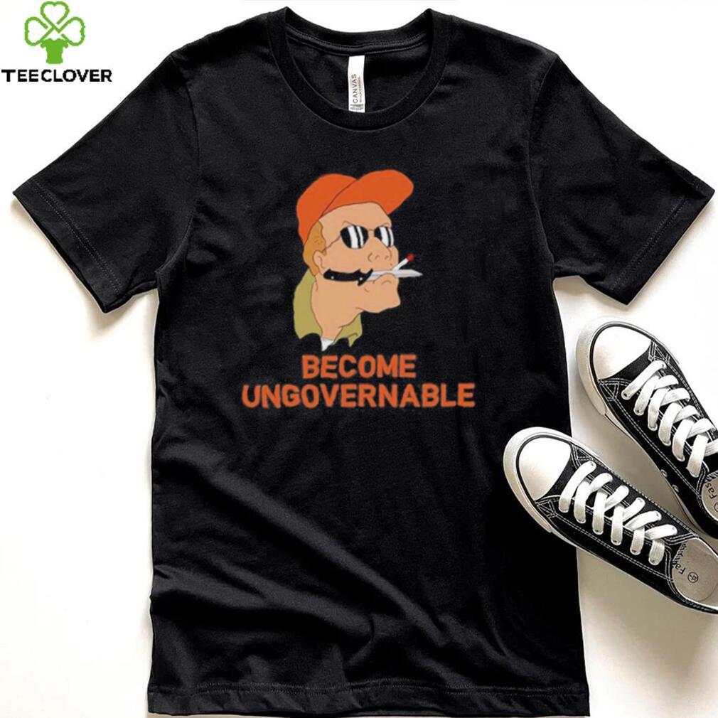 Official king Of The Hill Become Ungovernable Rusty Shackleford Shirt Official king Of The Hill Become Ungovernable Rusty Shackleford Shirt