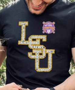 Official lSU Teams Players Names 2023 National Champions Logo Shirt