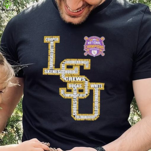 Official lSU Teams Players Names 2023 National Champions Logo Shirt